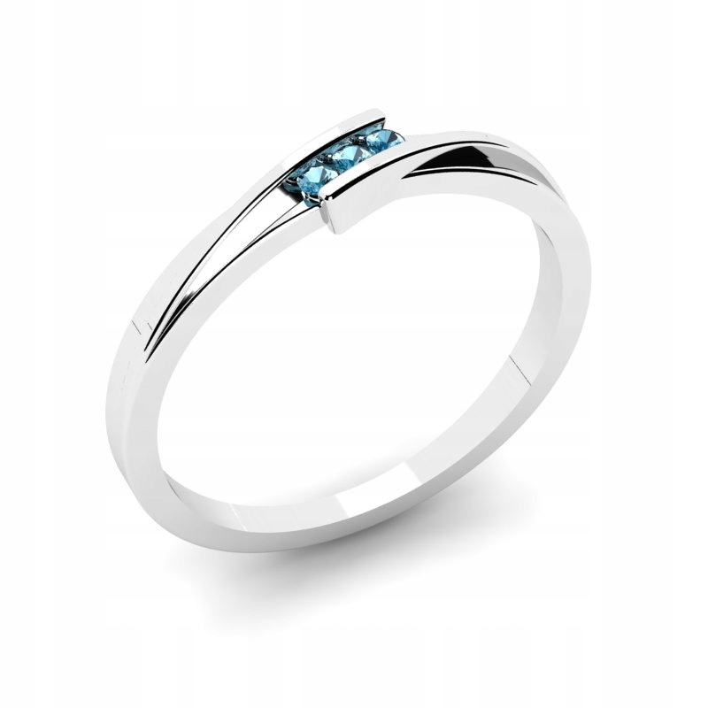 -50% ZLATÝ PRSTENEC AQUAMARINE