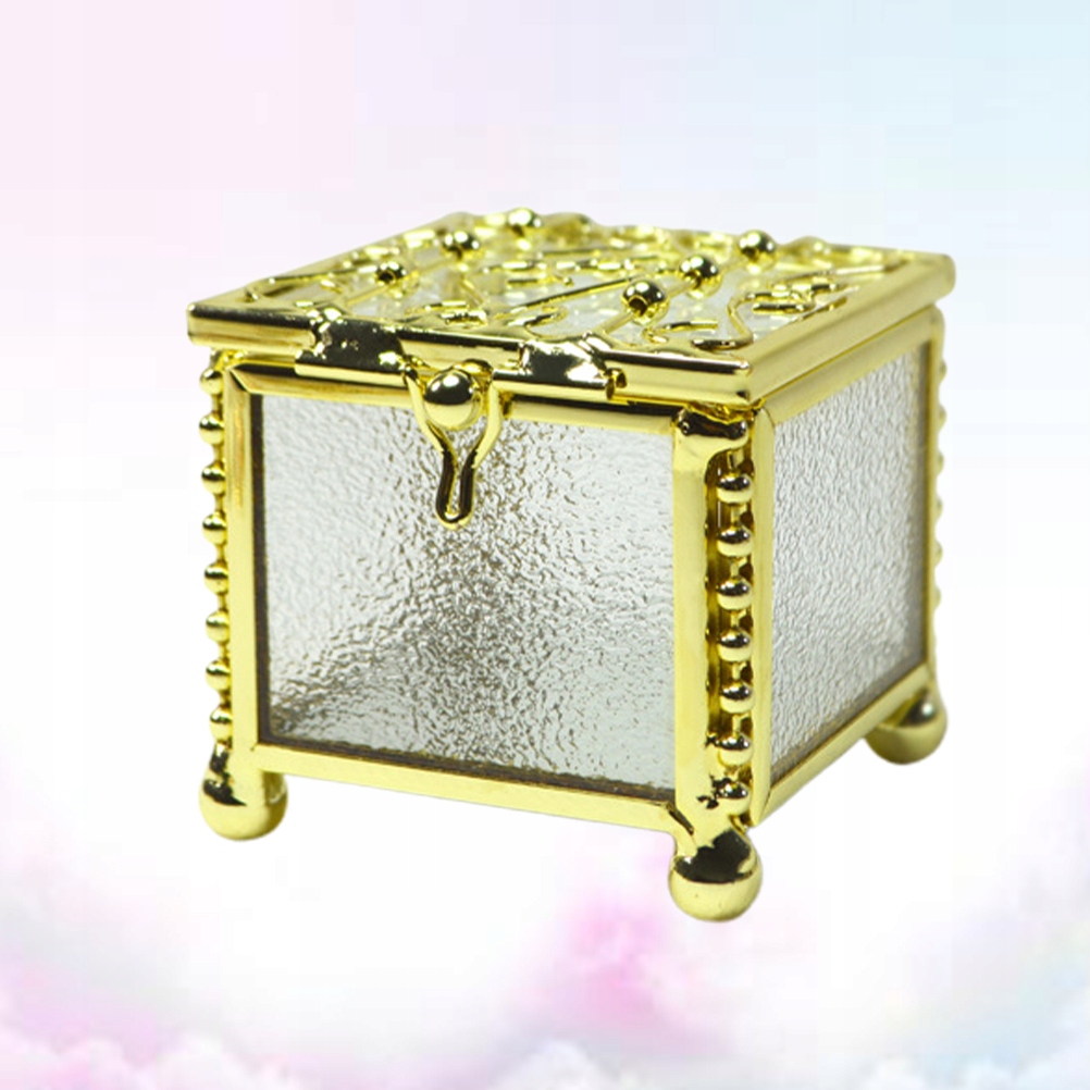 Box na šperky s galvanickým pokovovaním 50x50x60mm Creati