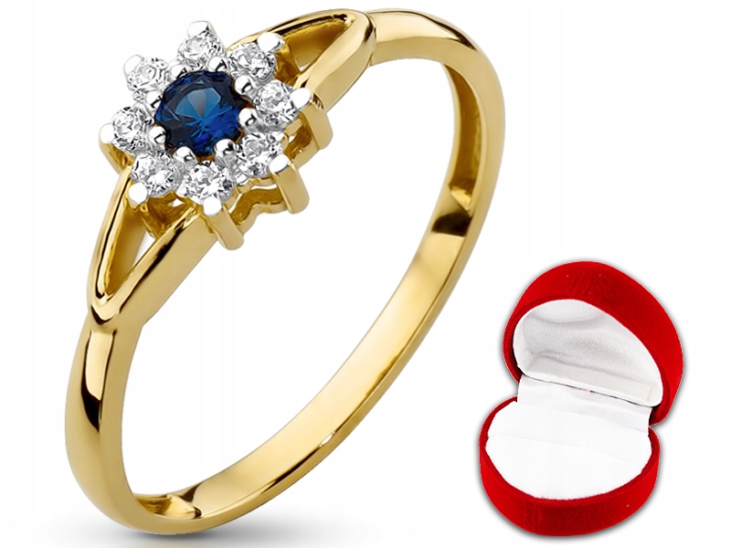 585 Zlatý prsteň Markíza, SAPPHIRE BRILLIANT