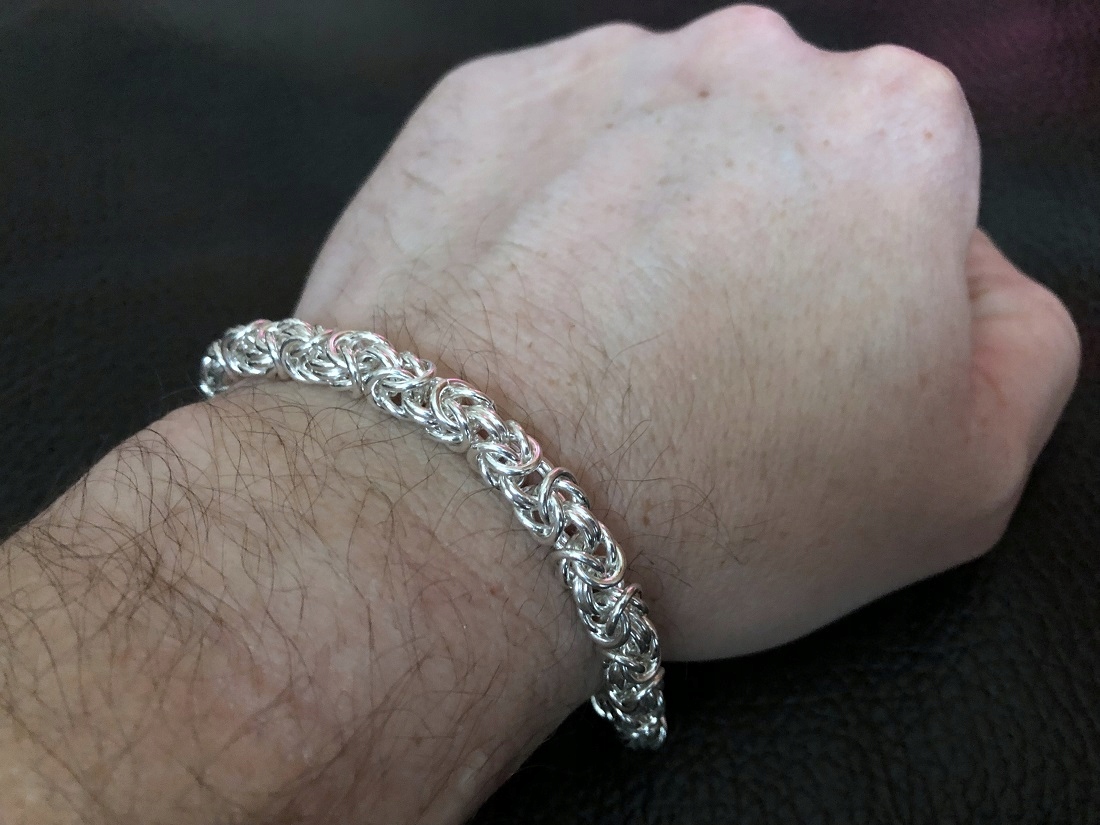 6,5 mm 21,22,23 cm Royal Bracelet Silver 925