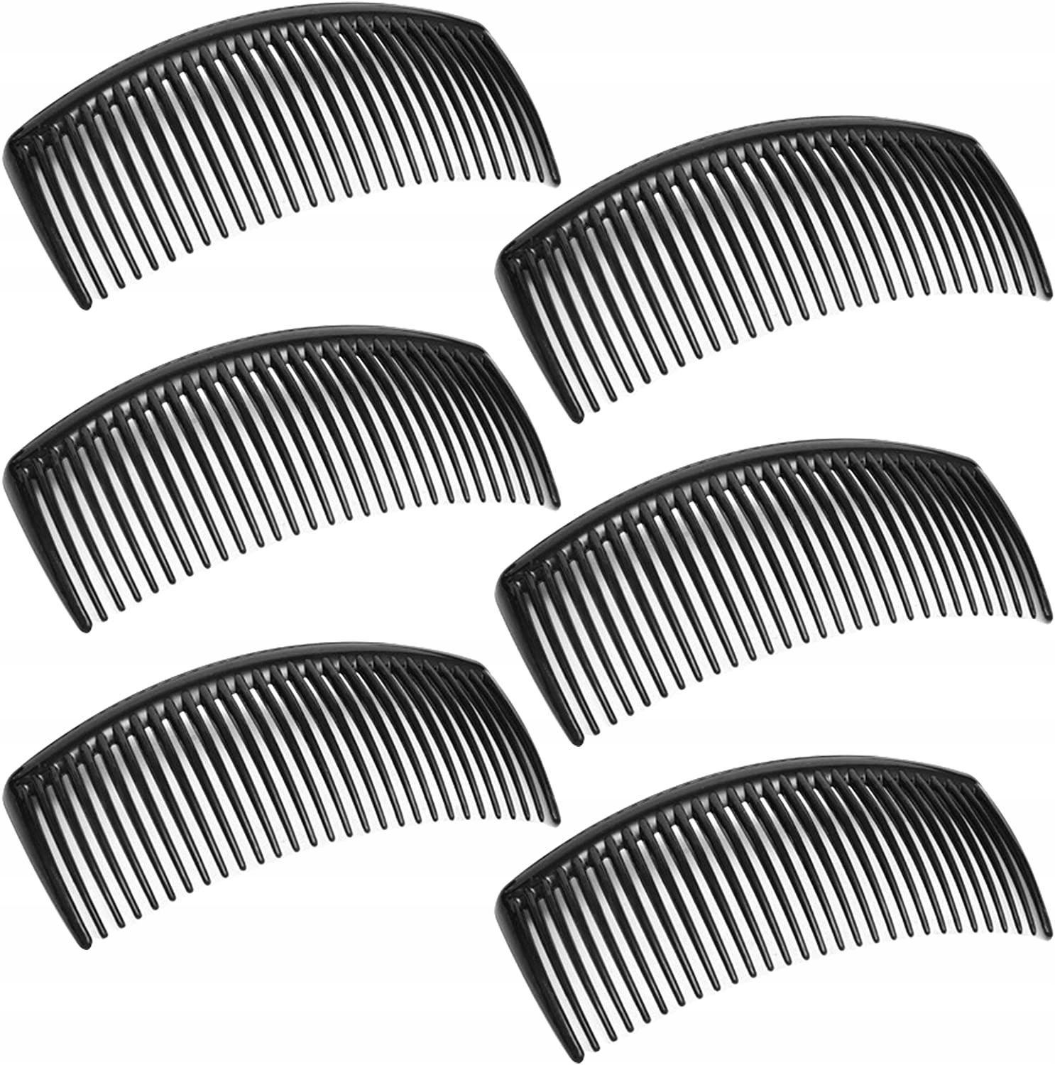 6 balíkov francúzsky twist hrebeň, plast