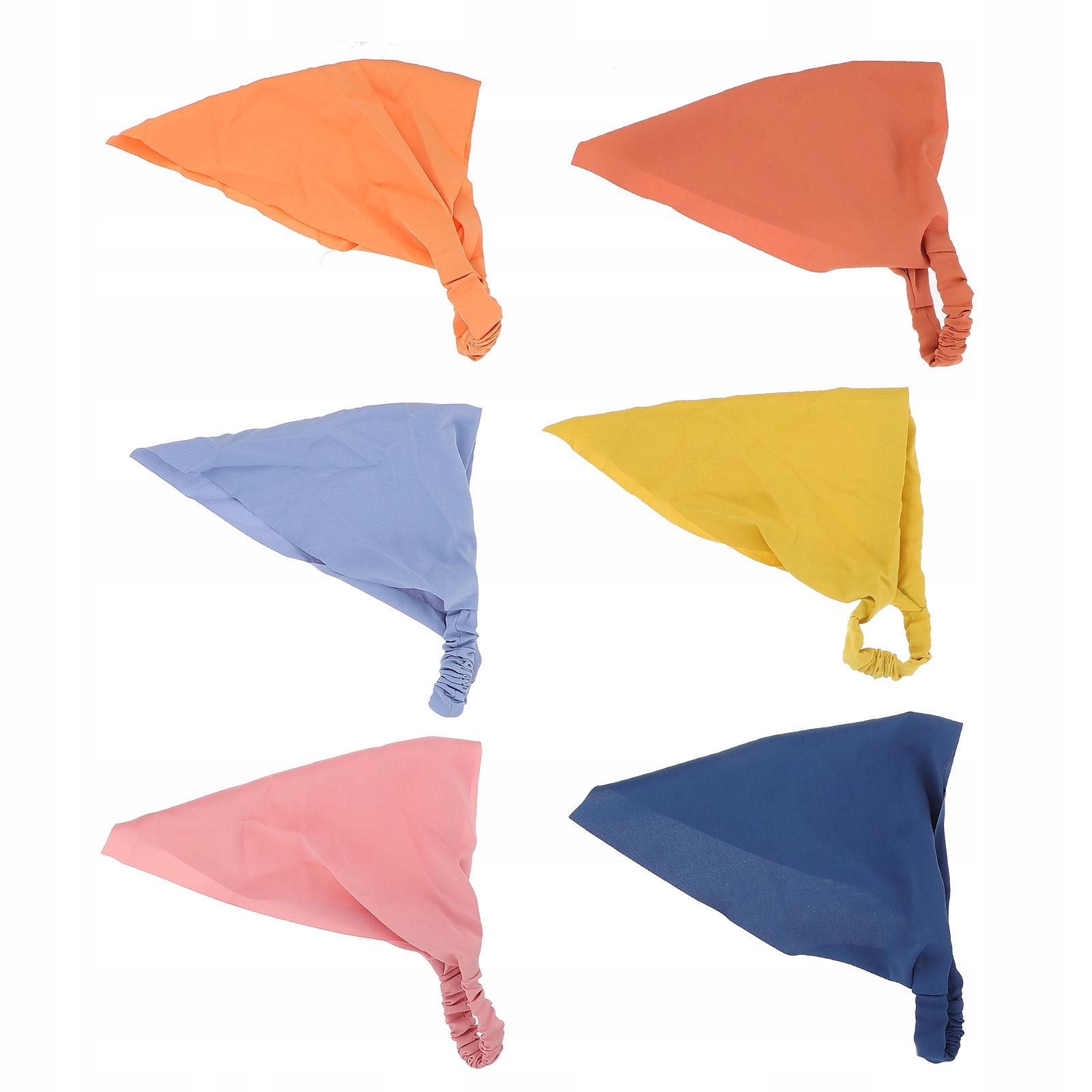 6 kusov Hair Scarf Triangle Scarf