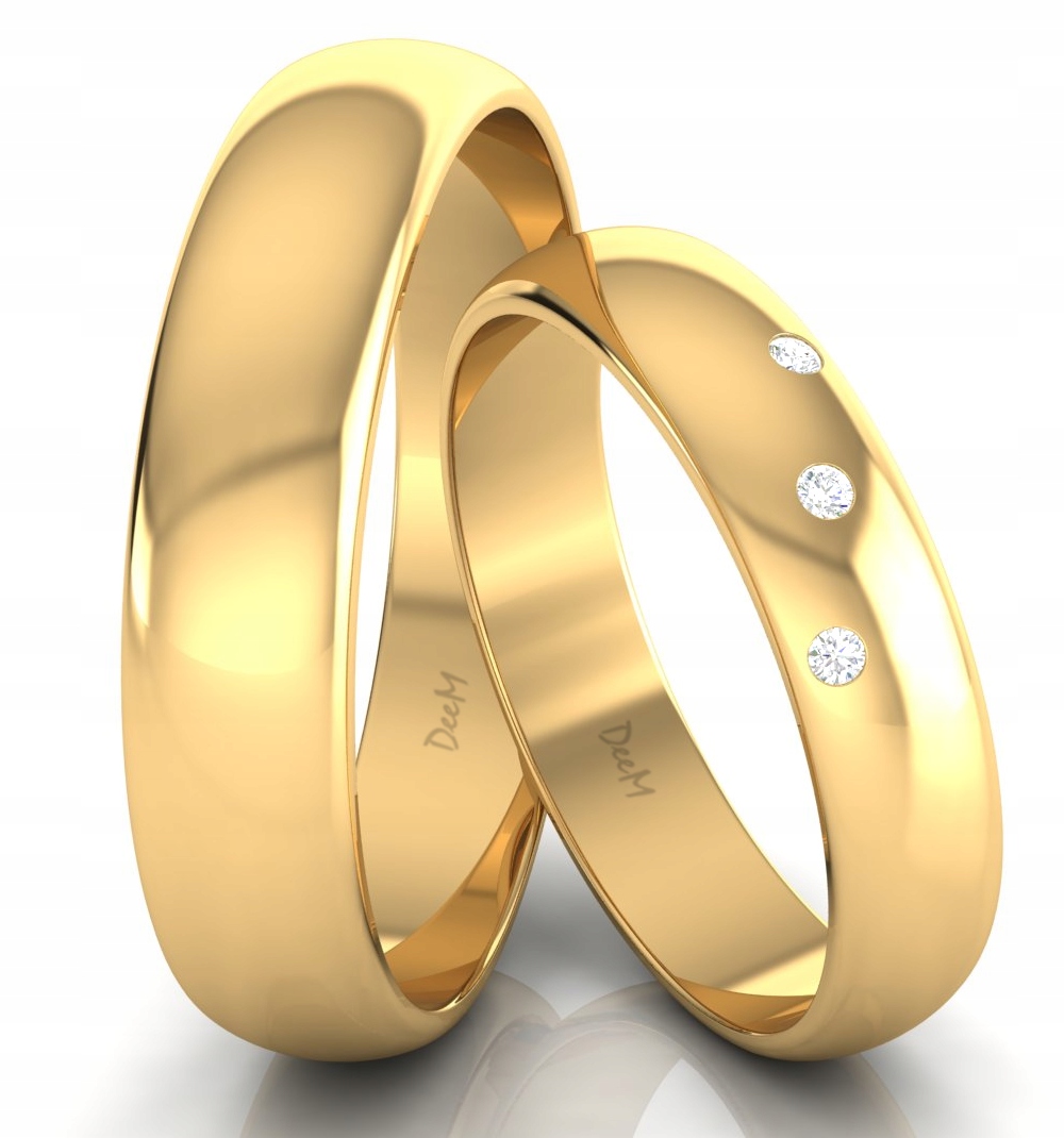 61 BRILLIANT svadobných prsteňov GOLD PR 585