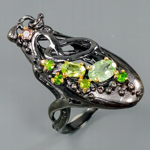 864976 Ring Tsavoryt Diopsyd Peridot r 16