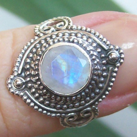 925 Filigránový kameň Moonstone Princess Stone