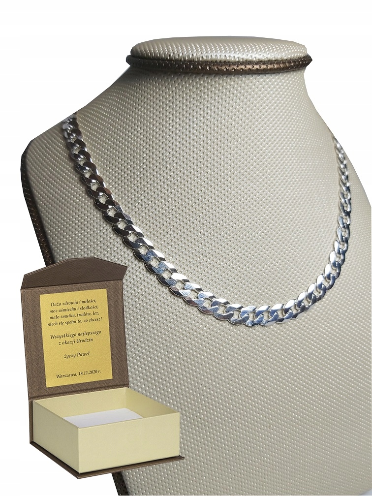 ! 925 strieborný reťazec Transek 60 cm /5 mm 13 g L36