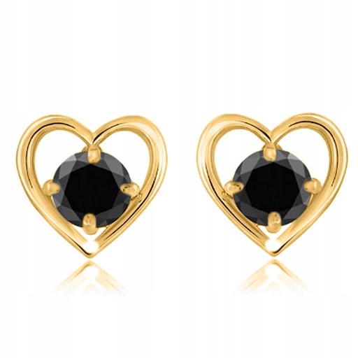 AA NaturalN Jet Black Diamtente Dámske náušnice