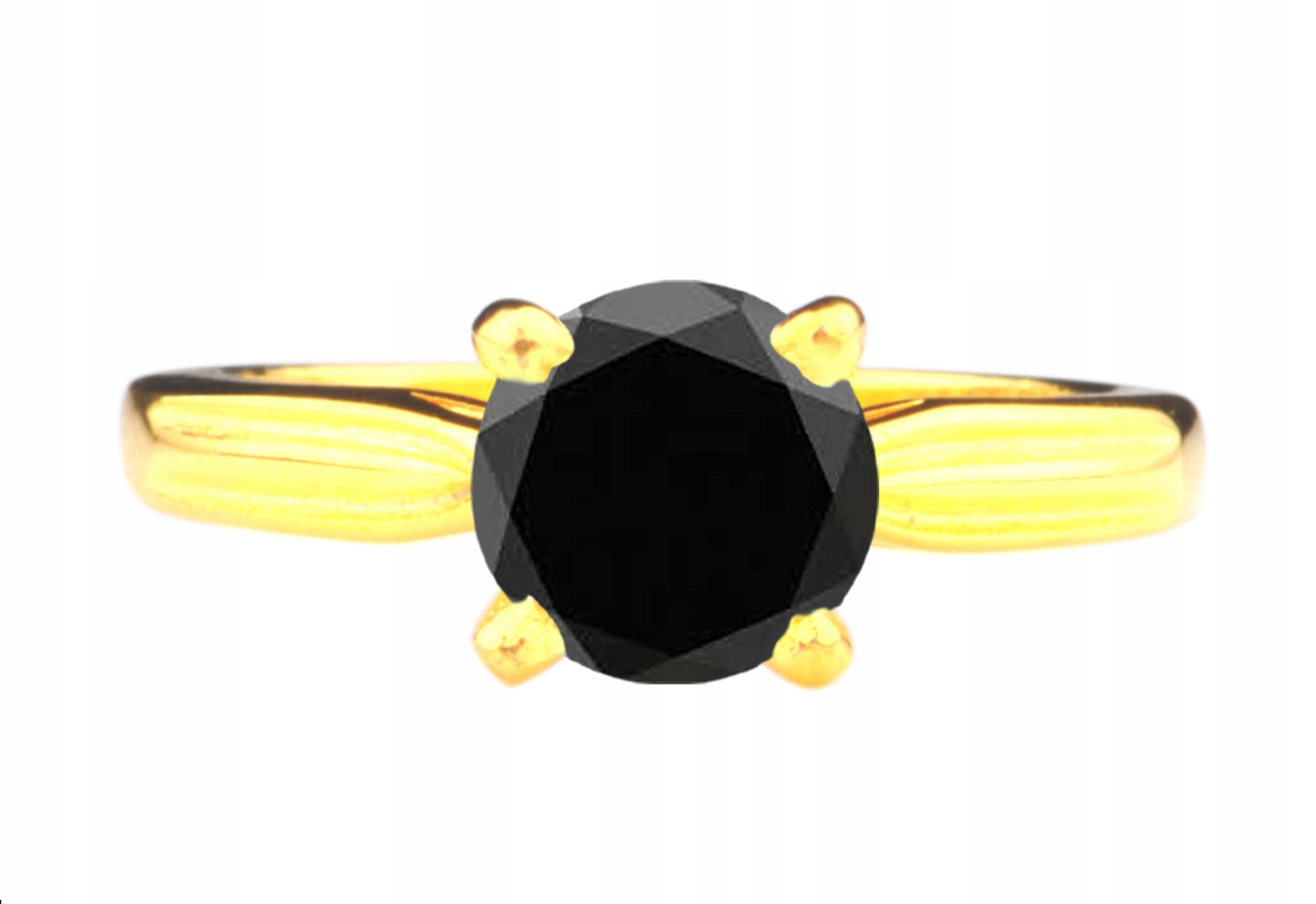 AA NaturalN Jet Black Diamente Ring