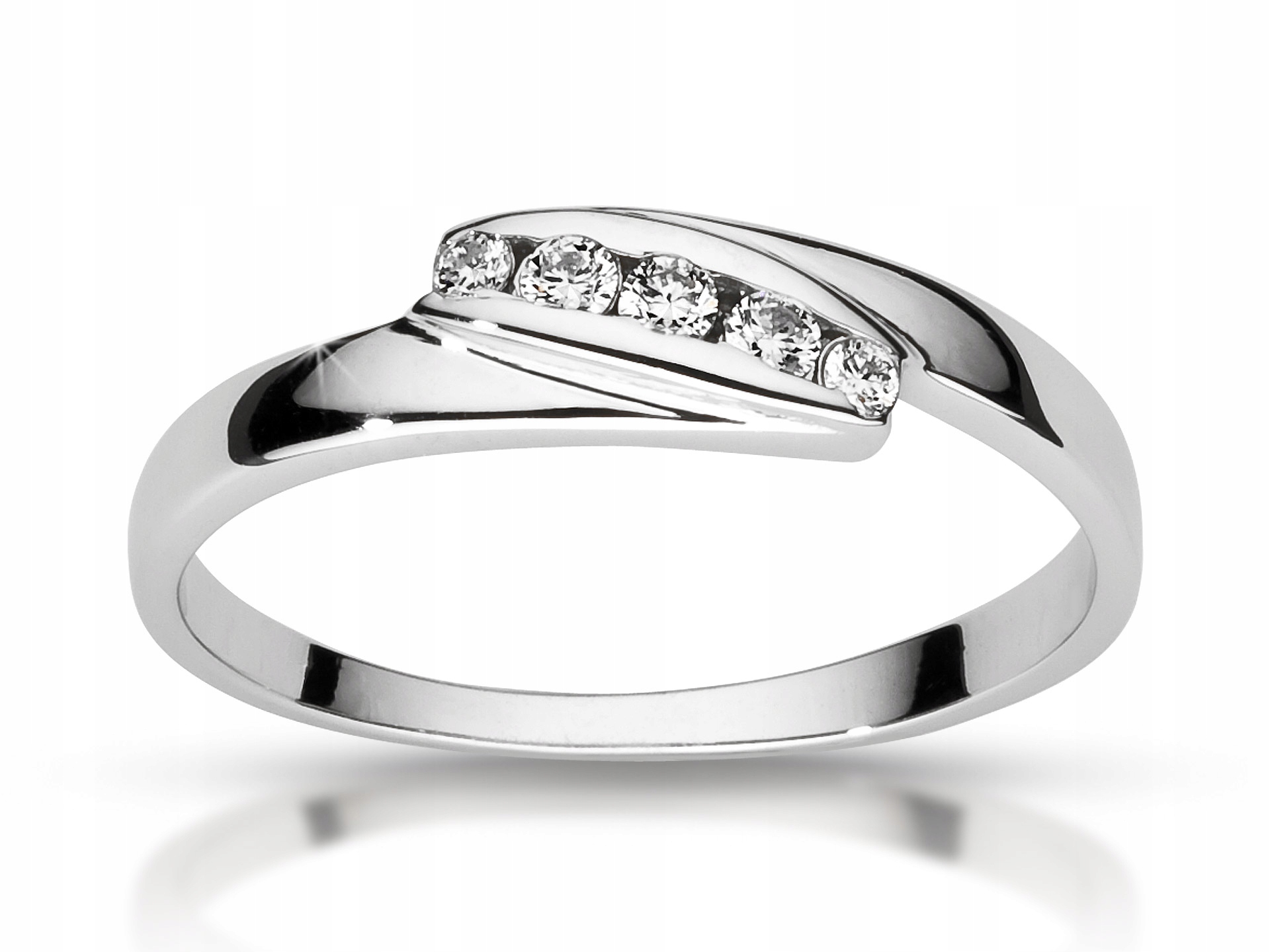 Zásnubný prsteň ABgold s 0,11 ct diamantmi