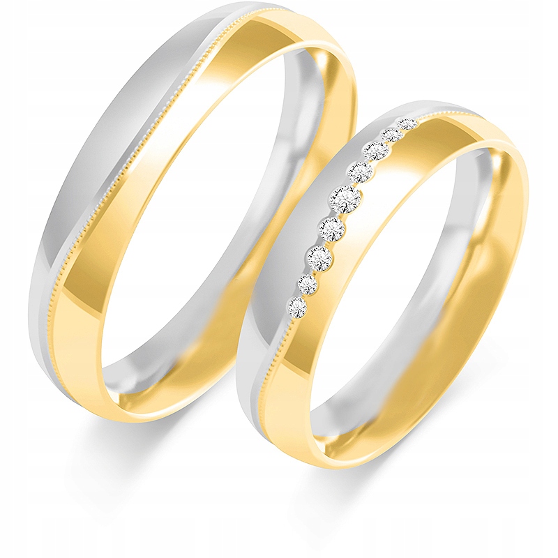 Ajubiler Gold Rings Pair 4,50 mm p 333