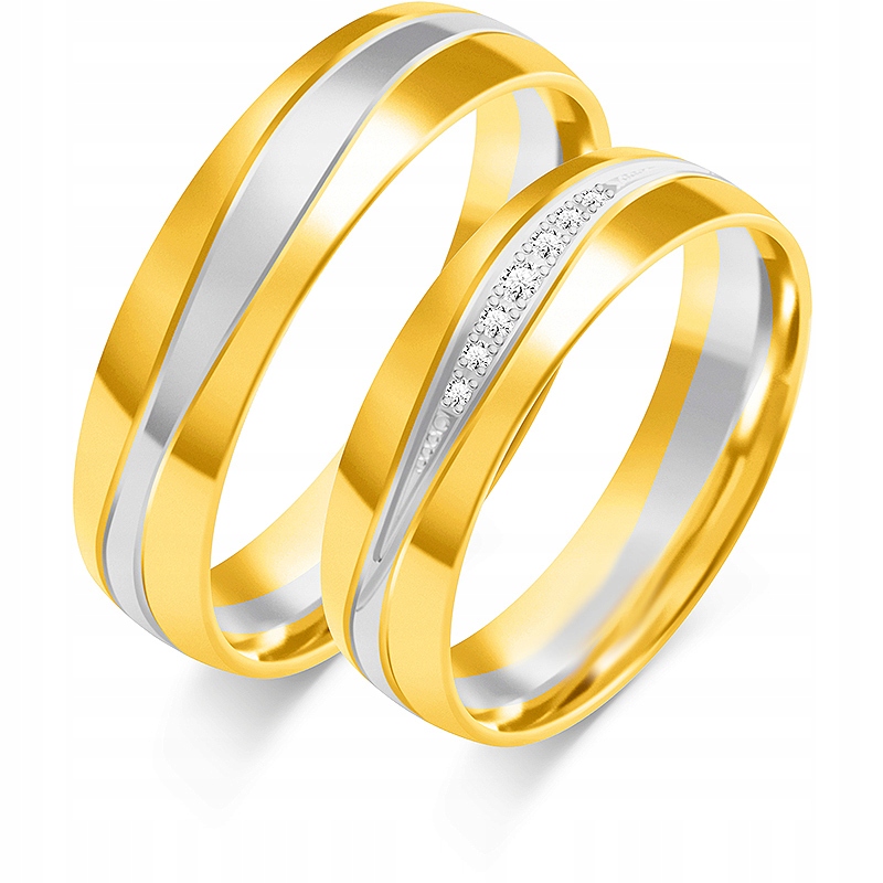 Ajubiler Gold Rings Pair 5,00 mm P585