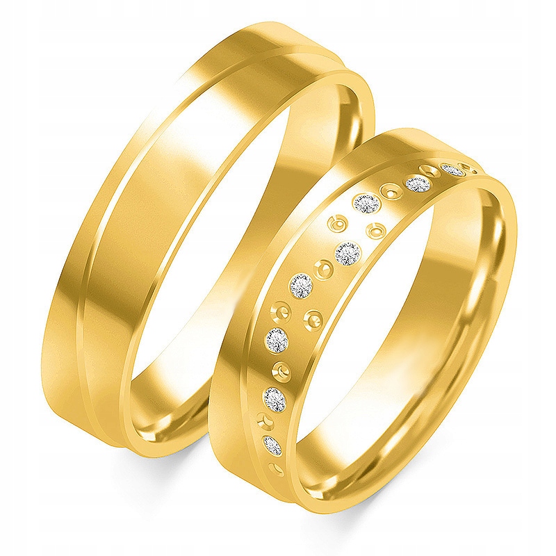 Ajubiler Gold Rings Pair 5,00 MMP.375