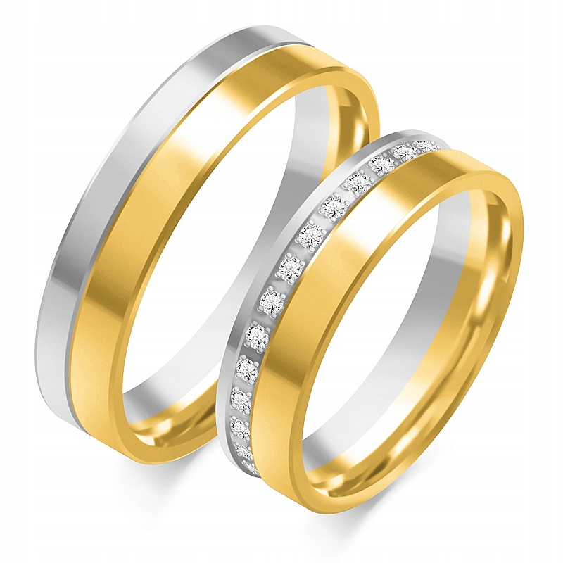 Ajubiler Gold Rings Pair 5,00 s. 585