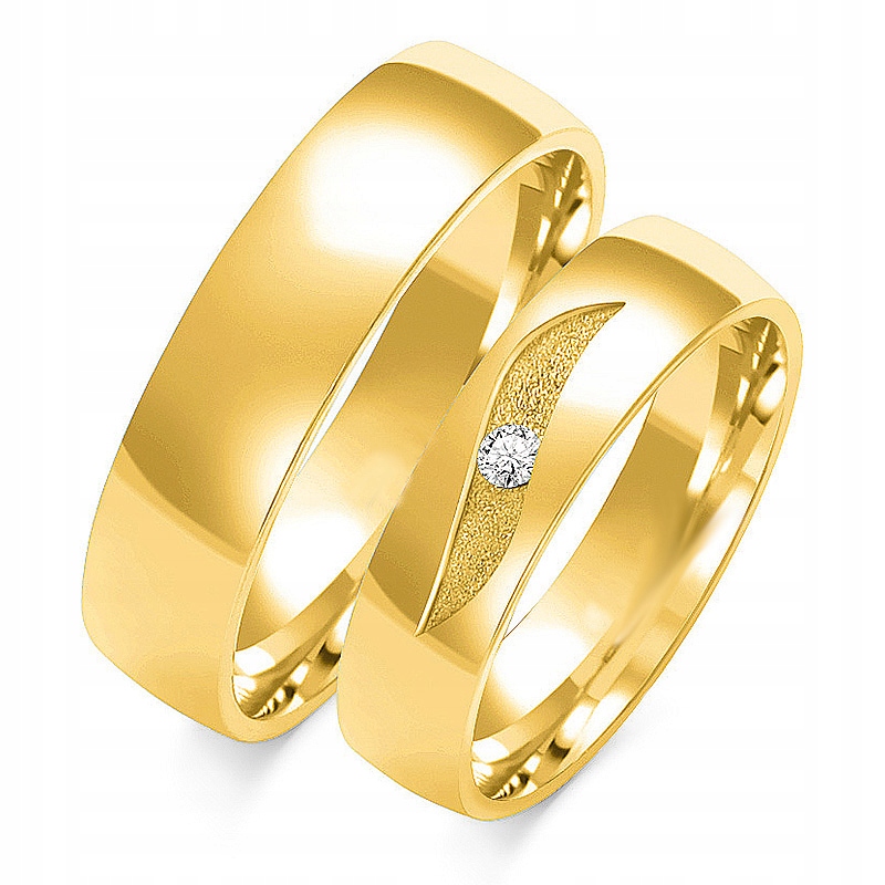 Ajubiler Gold Rings Pair 5,50 mm p 375