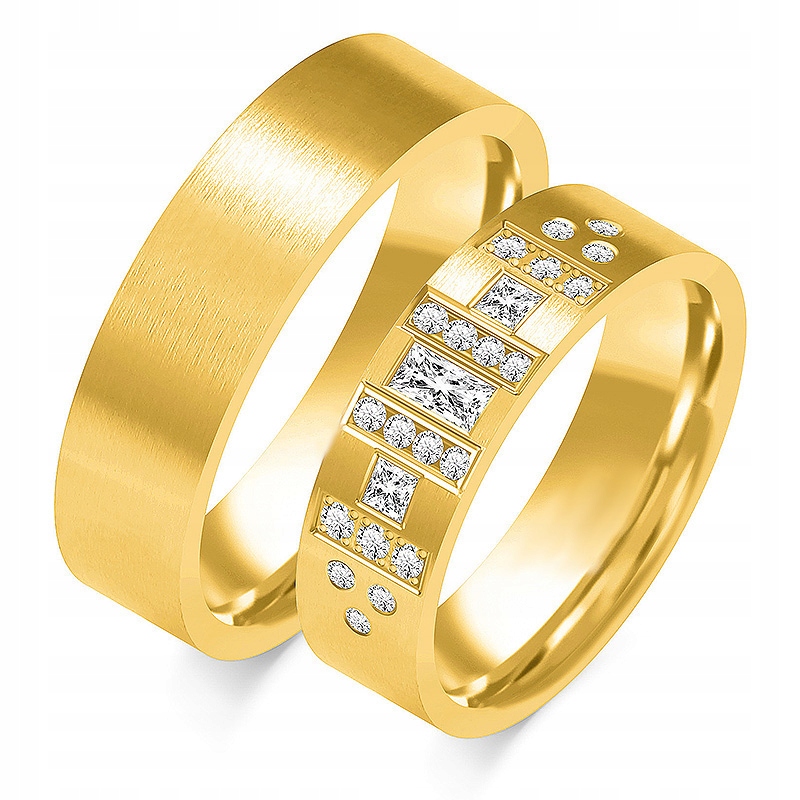 Ajubiler Gold Rings Pair 6,00 mm p 333