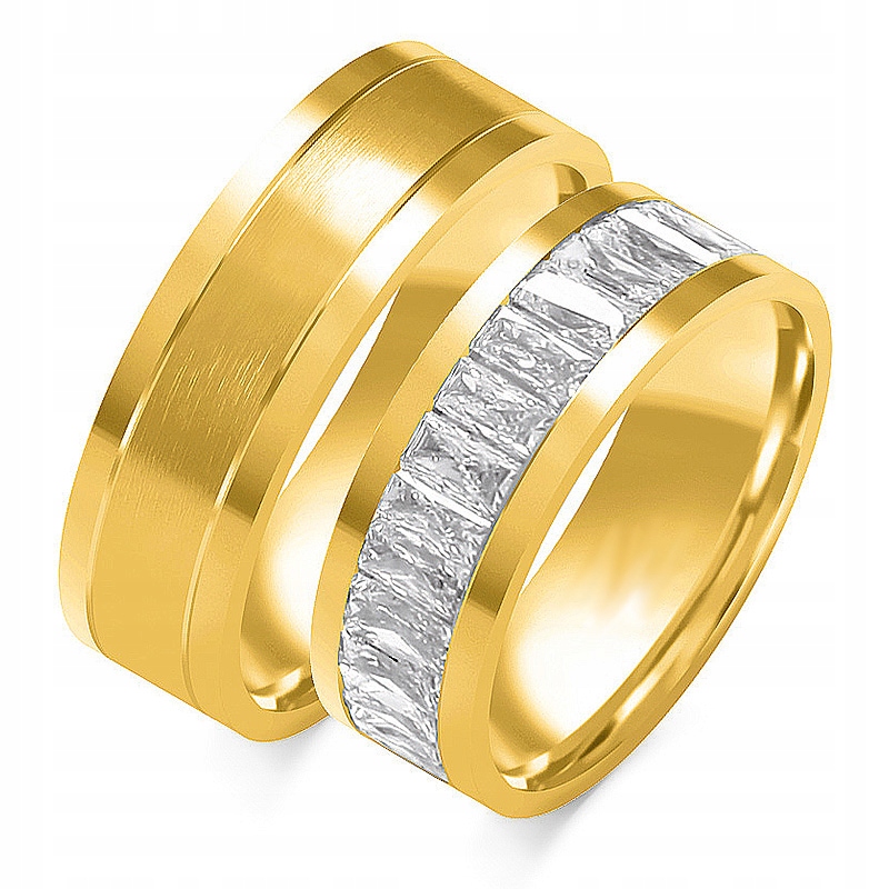 Ajubiler Gold Rings Pairne 7,00 mm s. 585