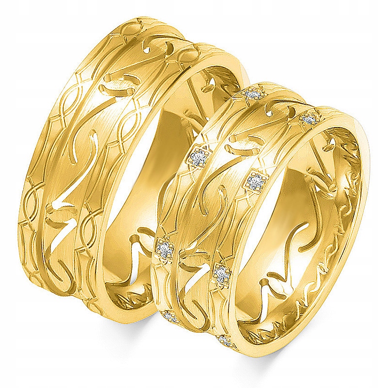 AJubiler Gold Rings Darček 7,50 mm s. 375