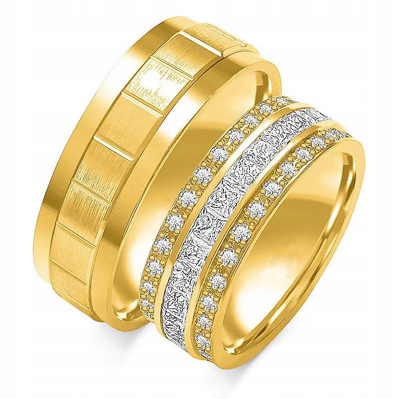 Ajubiler Gold Rings Darček 7,50 mm s. 585