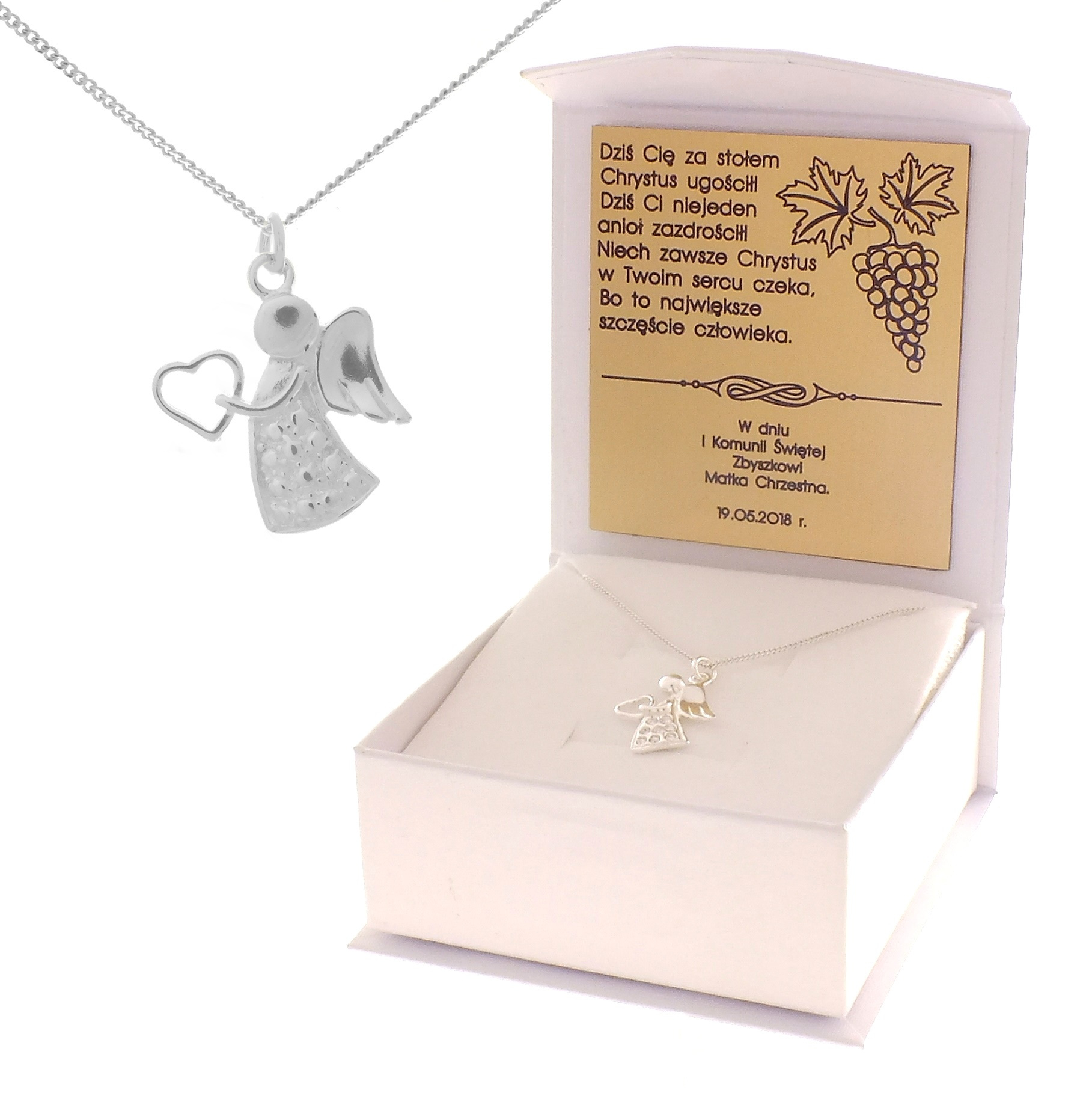 ANGEL NECKLACE DARČEK Anjel strážny