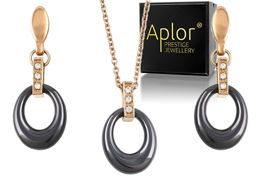 APLOR Zlatá súprava Kr. Keramika s kolieskami Swarovski