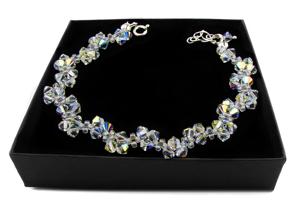 Náramok ARSYLION Swarovski Elements Crystal AB