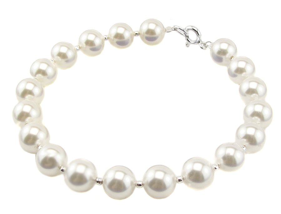 Náramok ARSYLION s perlami Swarovski White