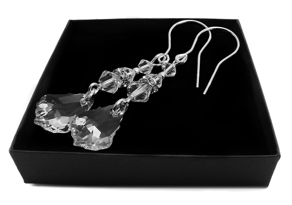 Dlhé náušnice ARSYLION Swarovski Element Crystal