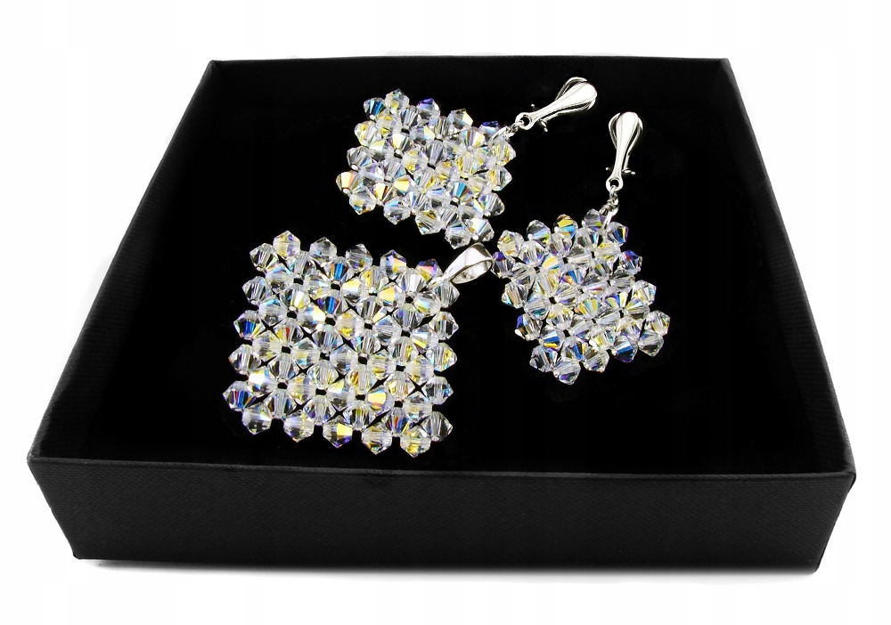 Spony ARSYLION so Swarovski Crystal AB