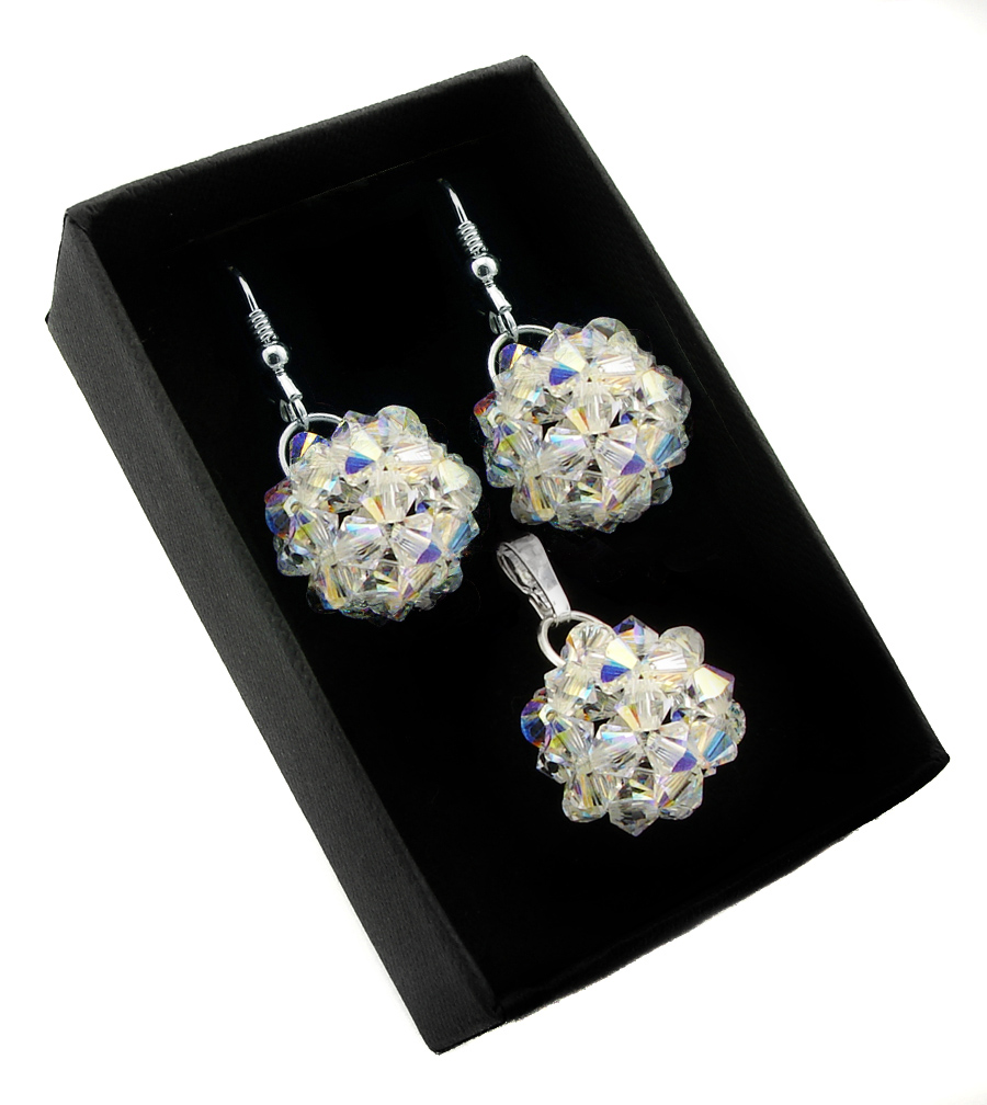 Náušnice ARSYLION od Swarovski Elements Crystal AB