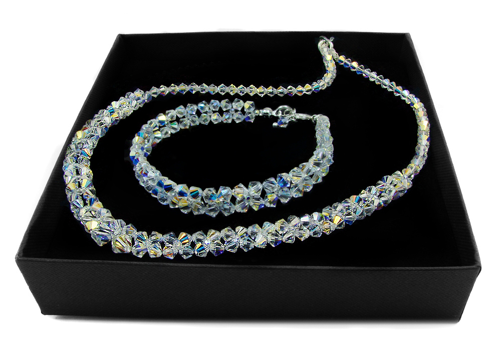Sada ARSYLION vyrobená zo Swarovski Crystal AB