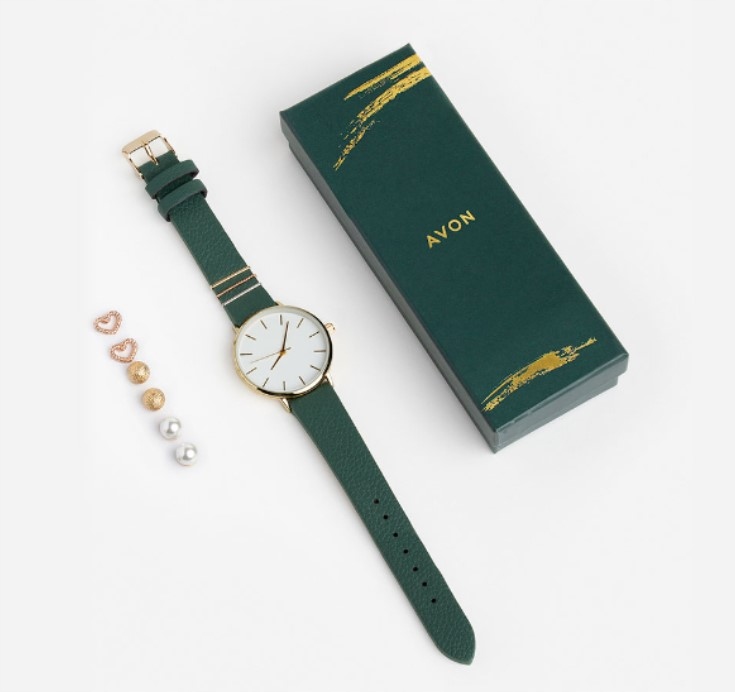 Dámske hodinky - Darčeková sada Avon Ivy Watch + 3Par náušnice