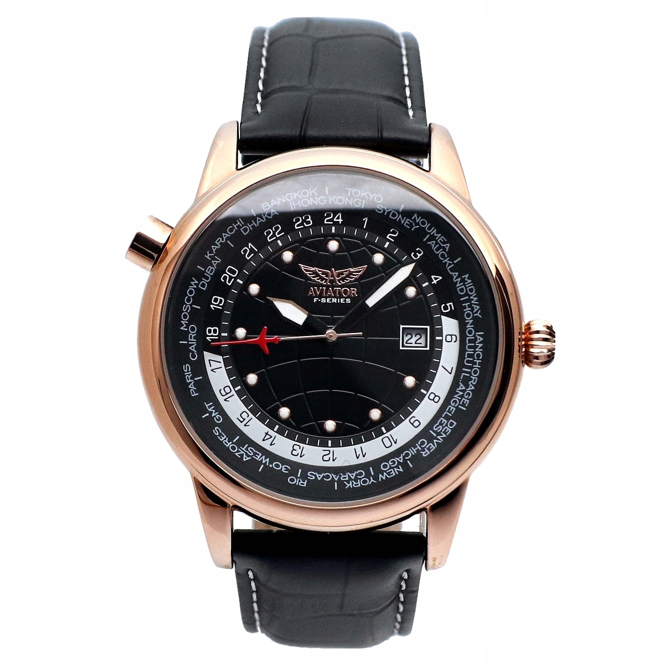 Pánské hodinky - Aviator AVW6971G352 Svetové mestá série F-série