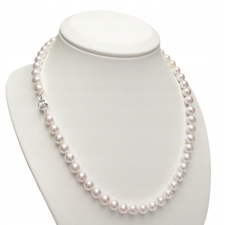 Akoya White Pearls 7,5 mm - elegantný náhrdelník