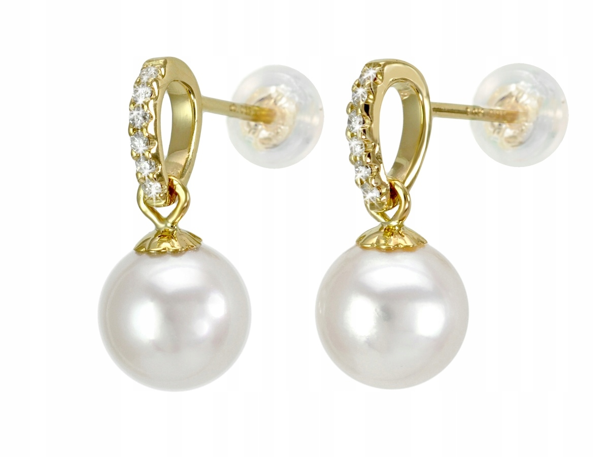 Akoya White Pearls 7,5 mm - očarujúce náušnice