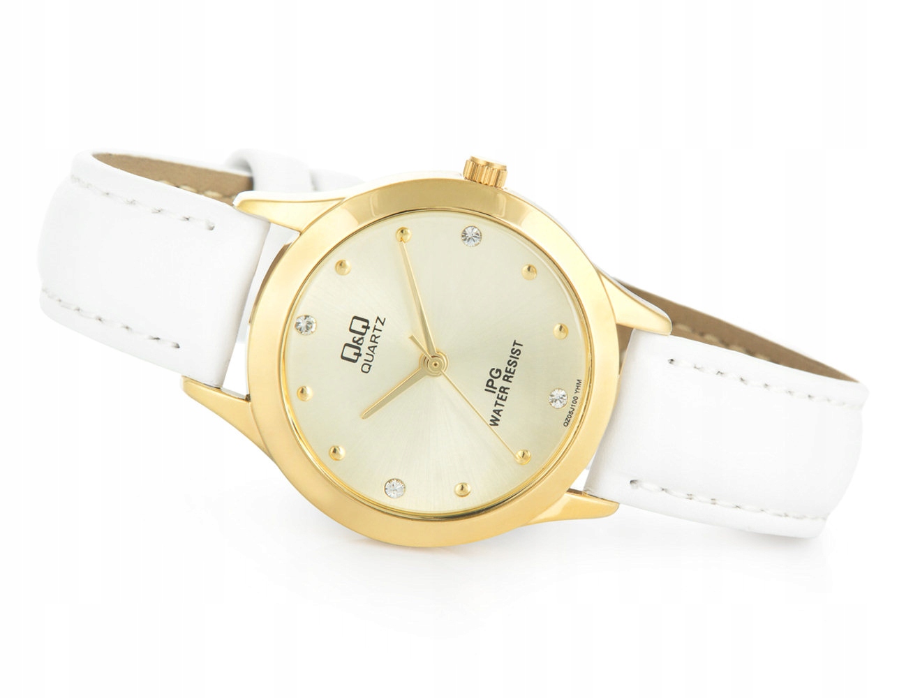Dámske hodinky - Klenové hodinky s QQ QZ05-100 Cubic Zirconia