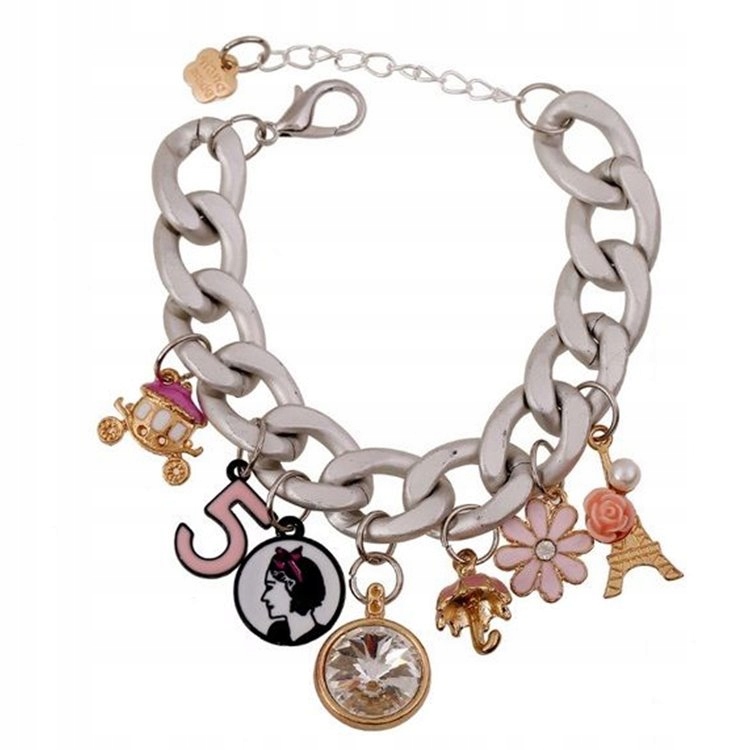 CHARMS BRACELET MATTE REŤAZ