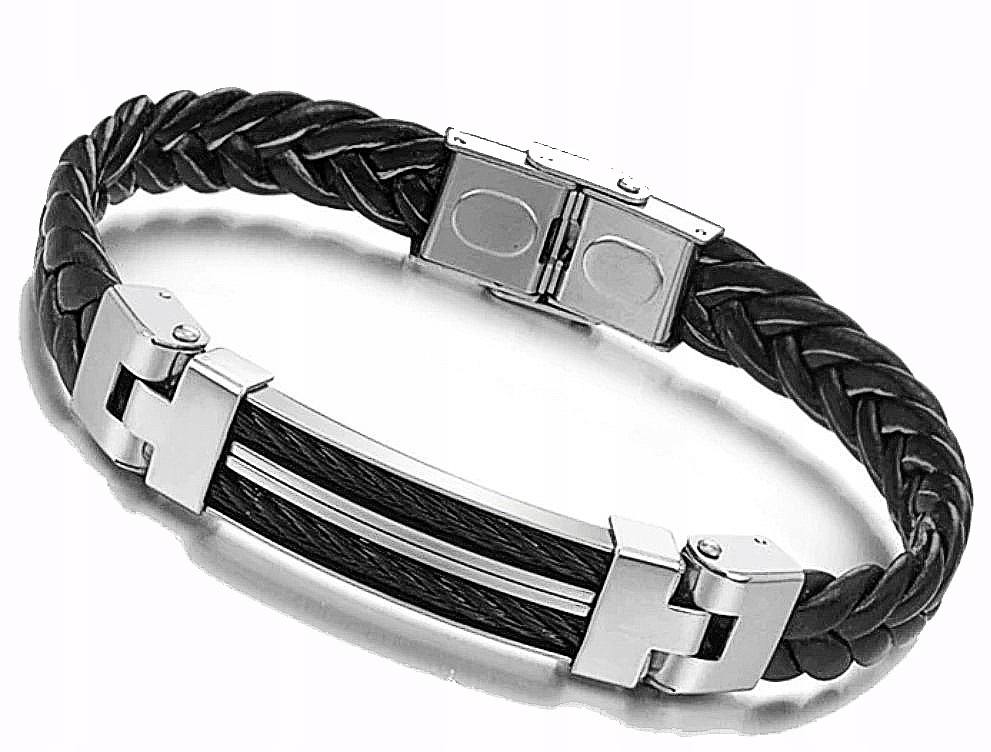 Black Braceet Breaed Belt Eko