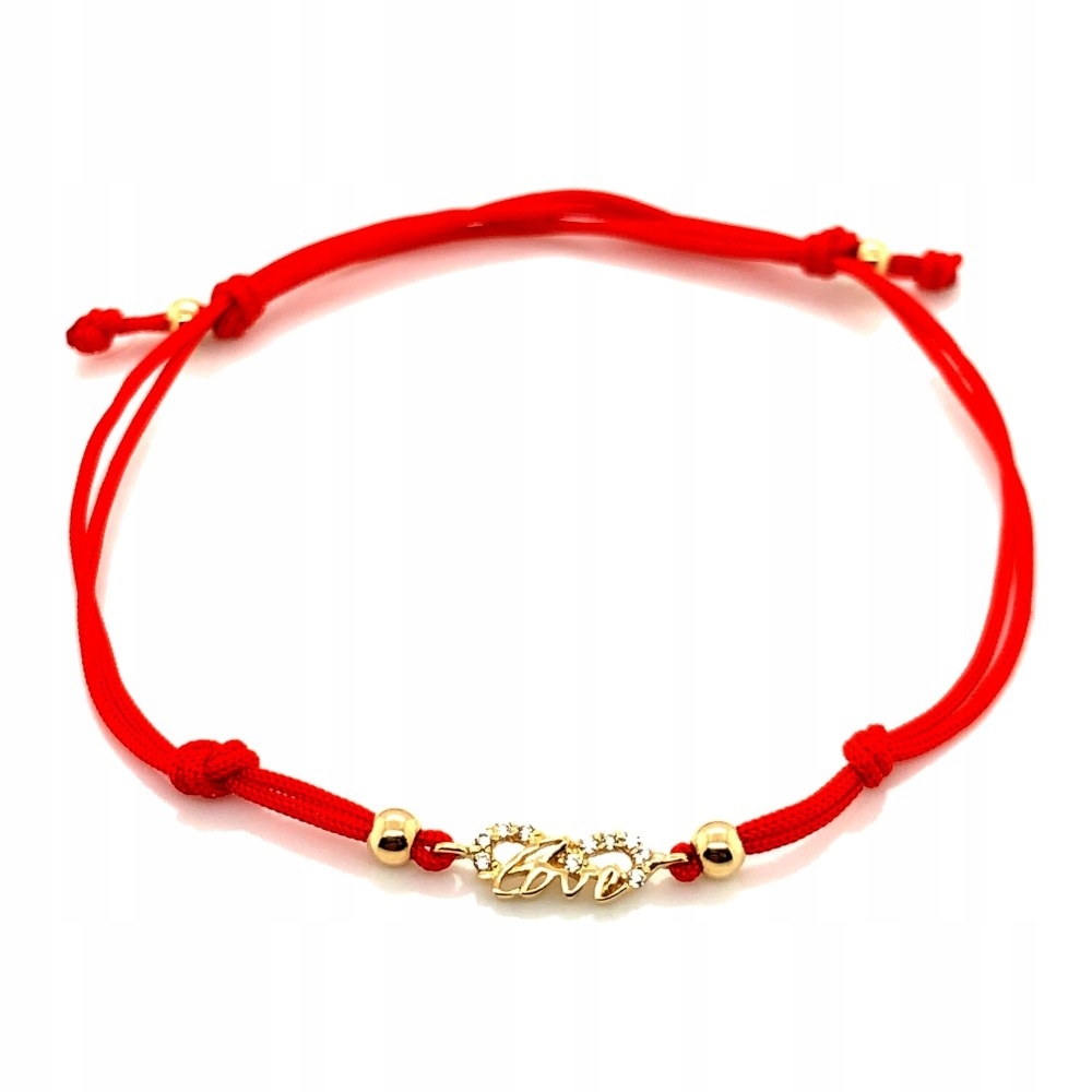 NÁRAMOK PRE DIEVČA RED STRING 585
