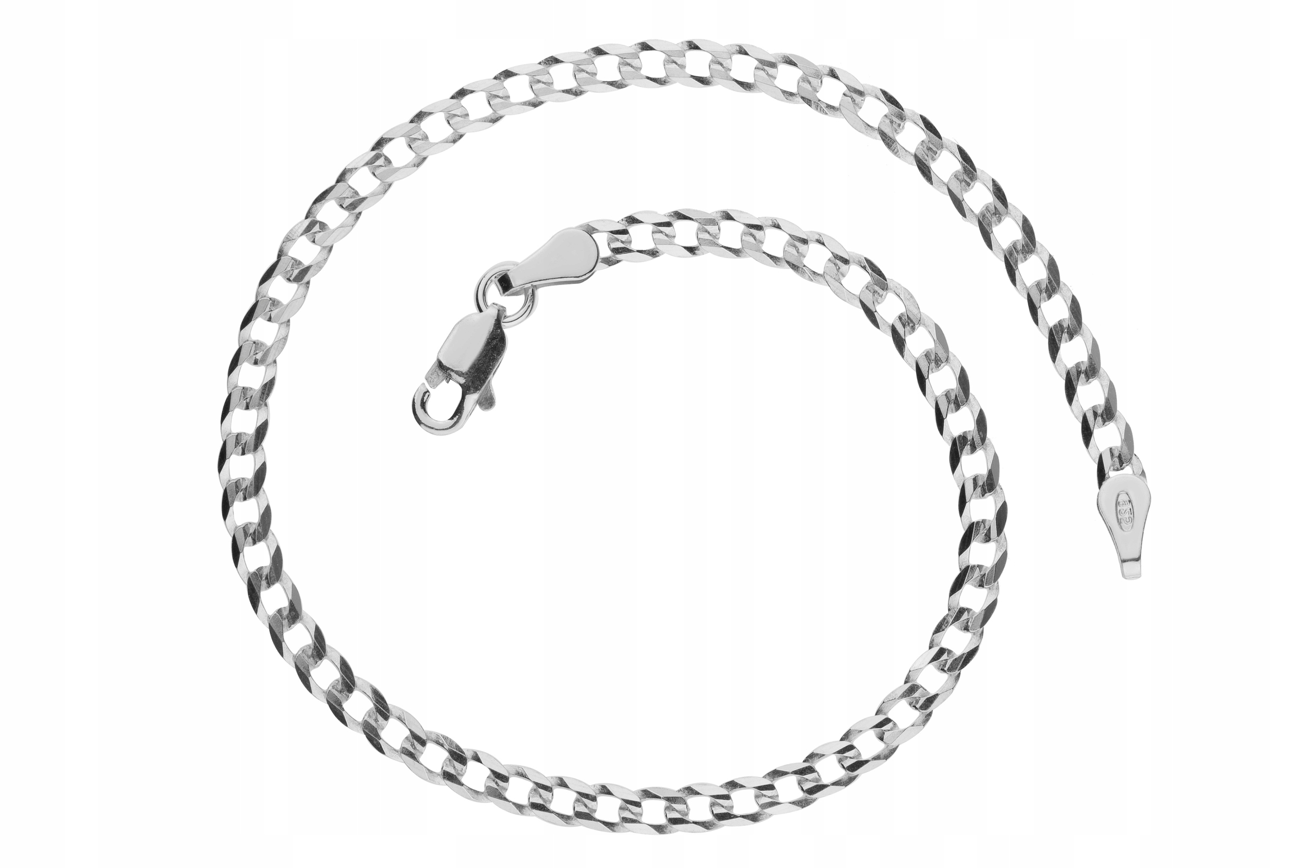 Pánsky náramok 21 cm 3,2 mm striebro 925
