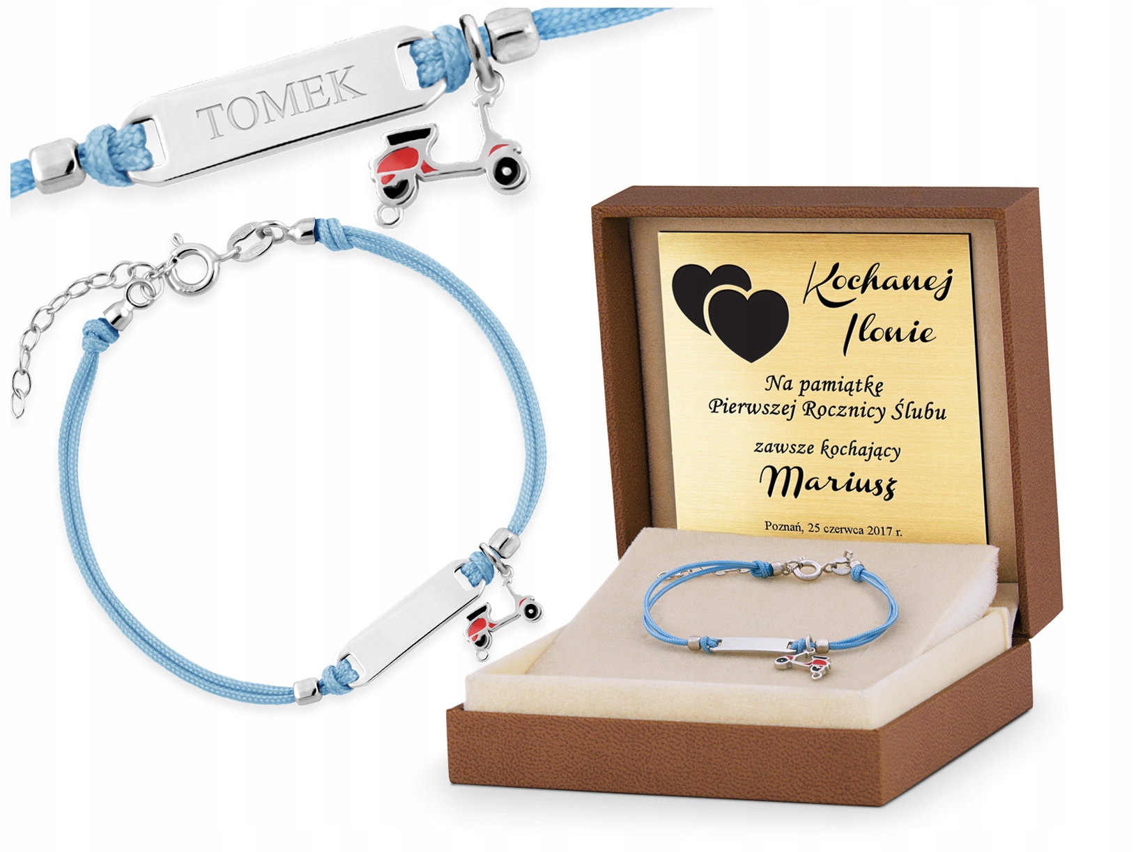 BRACELET SILVER 925 ID SKÚTRA SKRYTÉ YB202