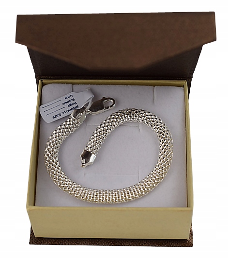 Strieborný náramok Openwork Silver 925. Gravírovanie