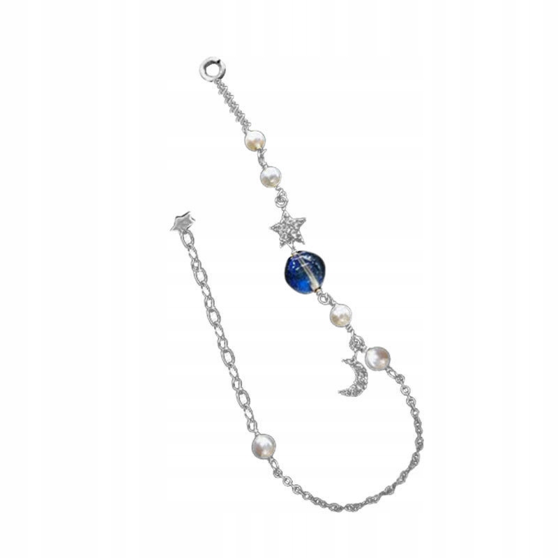 Strieborný náramok s perlami Moon Star 925