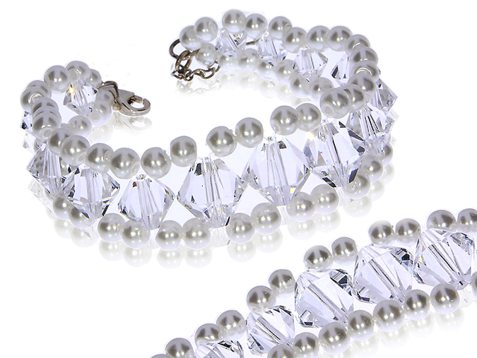 24H NÁRAMOK SWAROVSKI CRYSTALS OF PEARL LgSB575