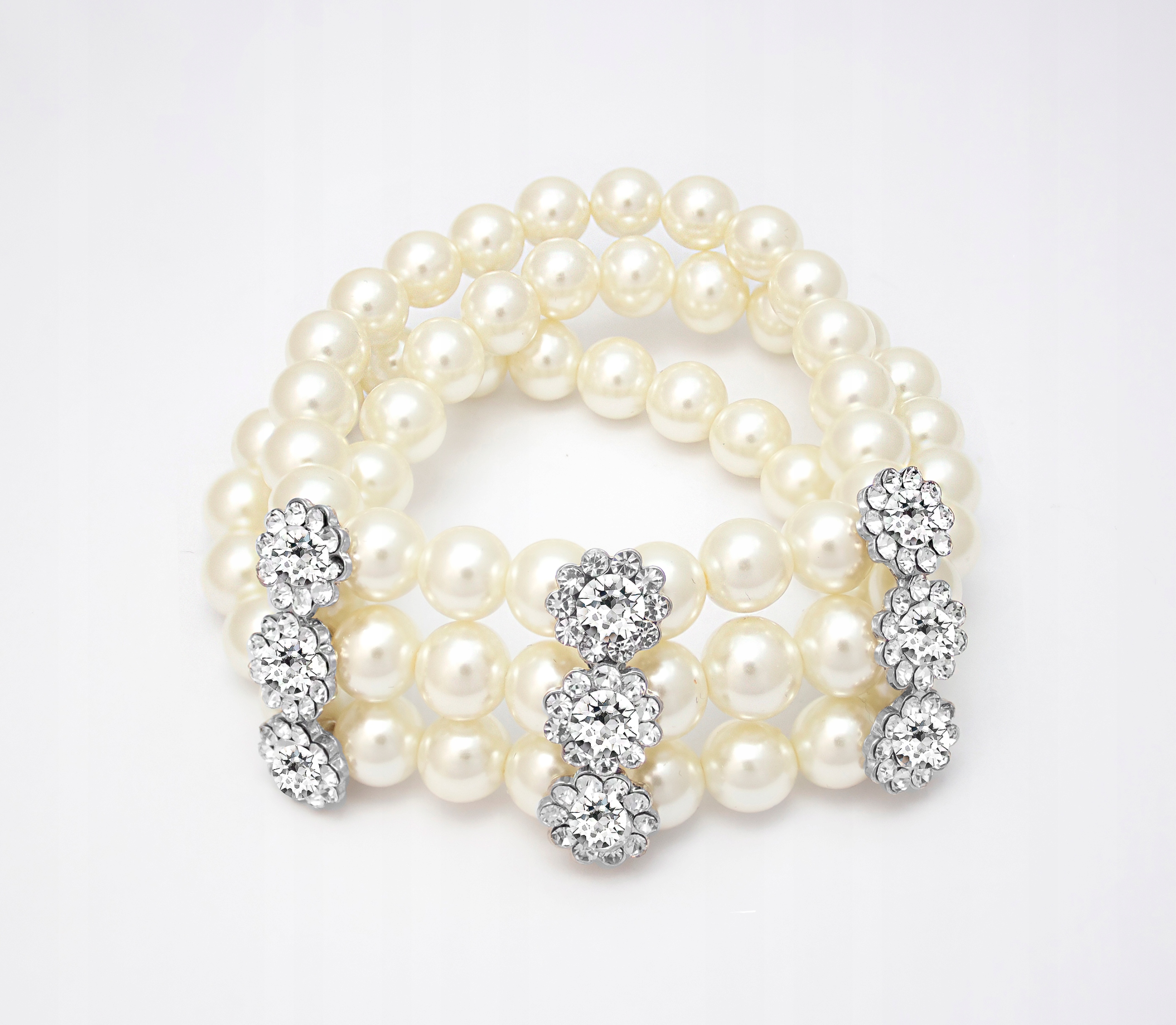 NÁRAMOK S PERLAMI, SWAROVSKI NA VEĽKOM PÁSME