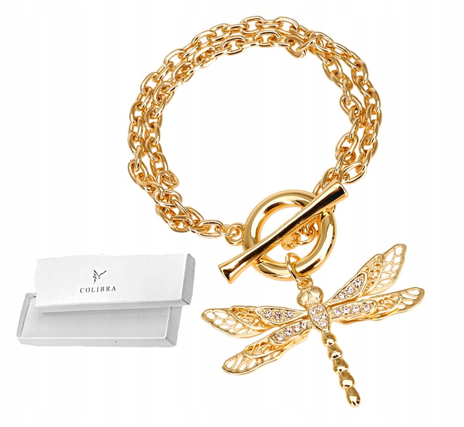 Náramok s drsným zlatým kryštálom Swarovski