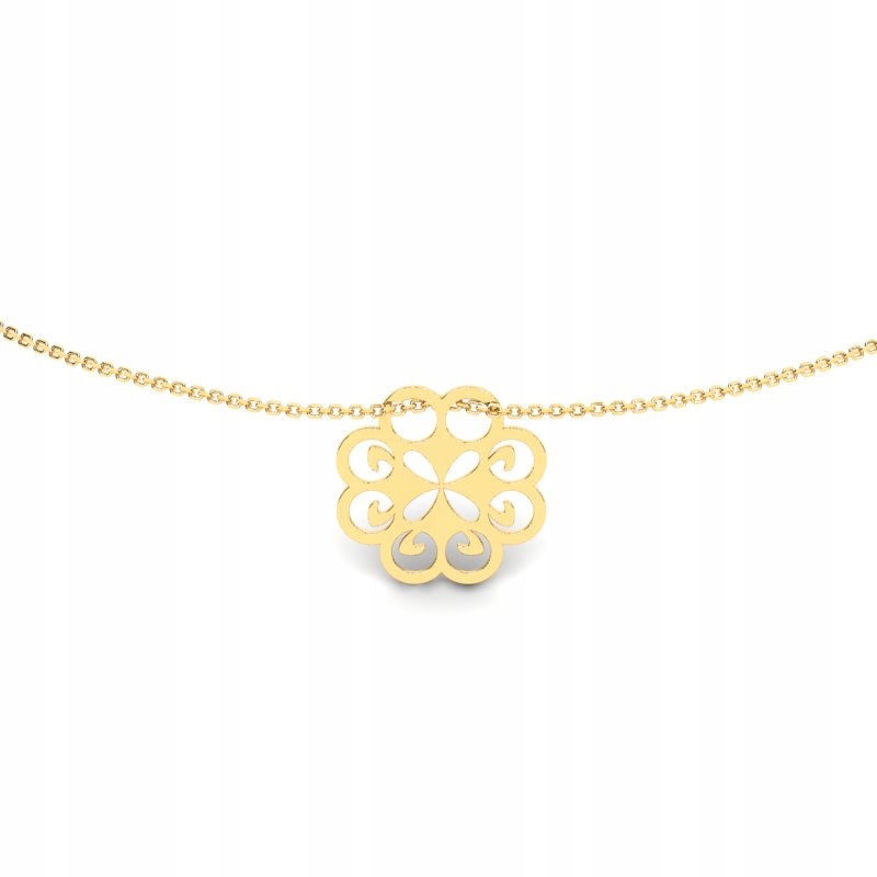 GLOSSY CLOVER ZLATÝ OPENWORK BRACELET