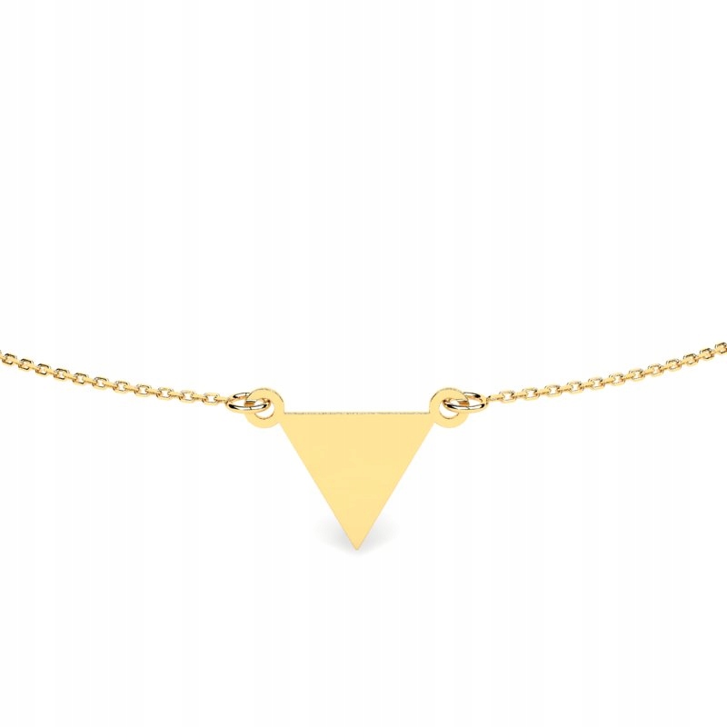 ZLATÝ NÁRAMOK GLOSSY TRIANGLE gravírovanie