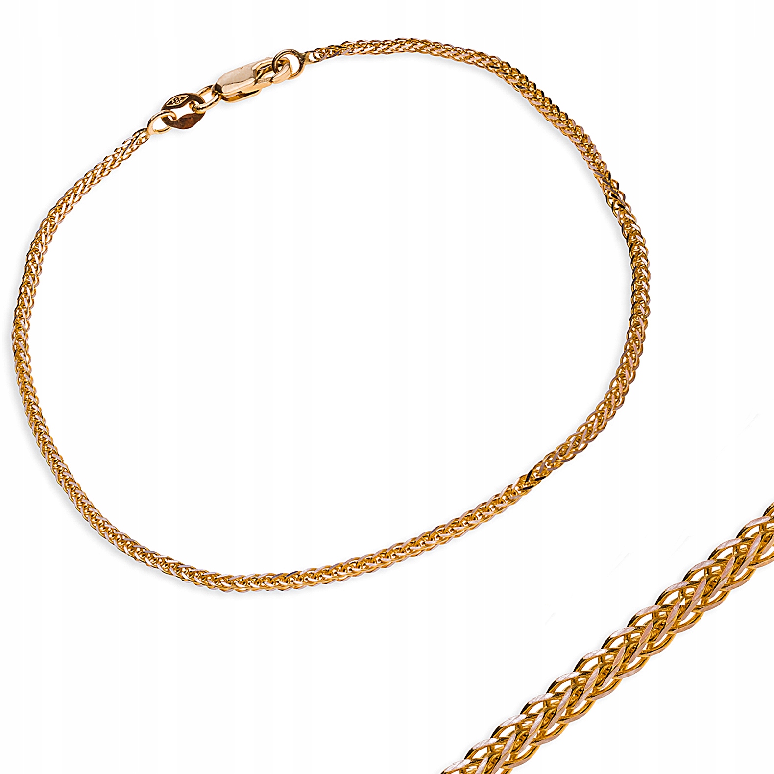 Zlatý náramok pre dámske Spiga Gold 585