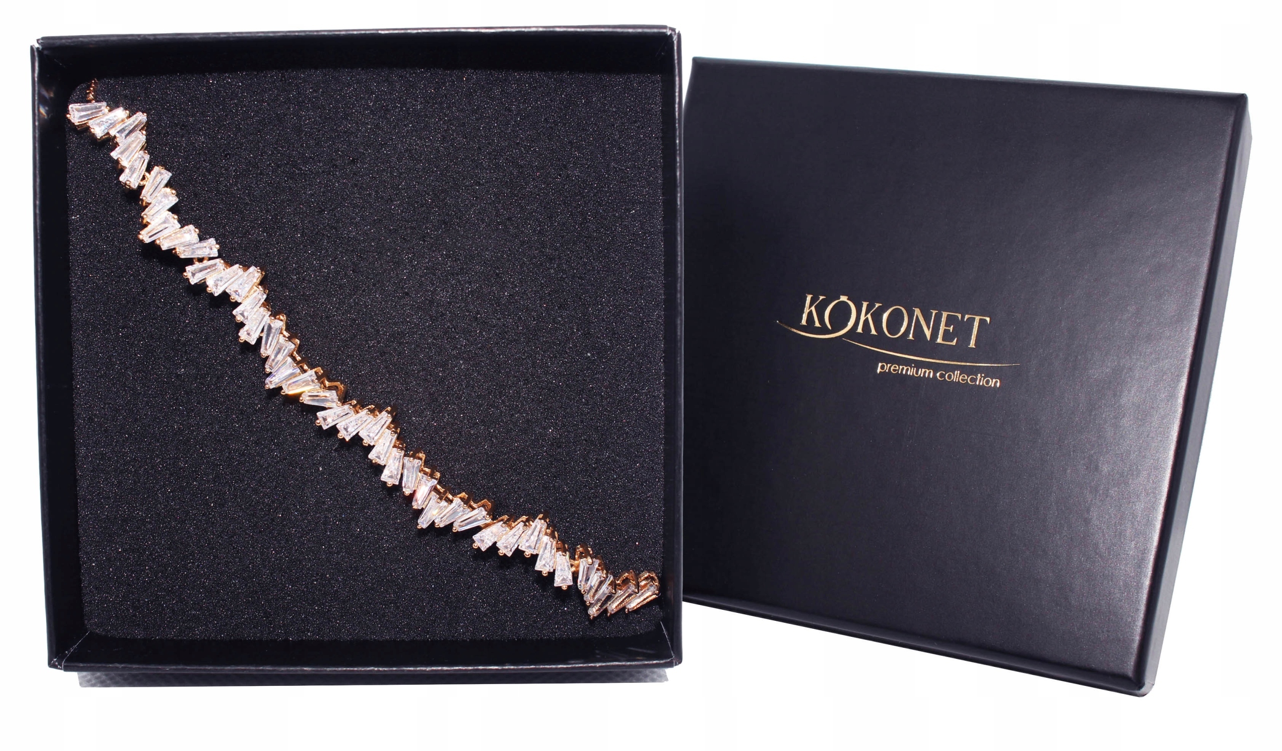 ZLATÝ NÁRAMOK SWAROVSKI GLOSSY glam