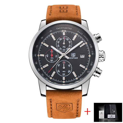 Pánské hodinky - Benyar Classic Watch Men's Chronograph Box